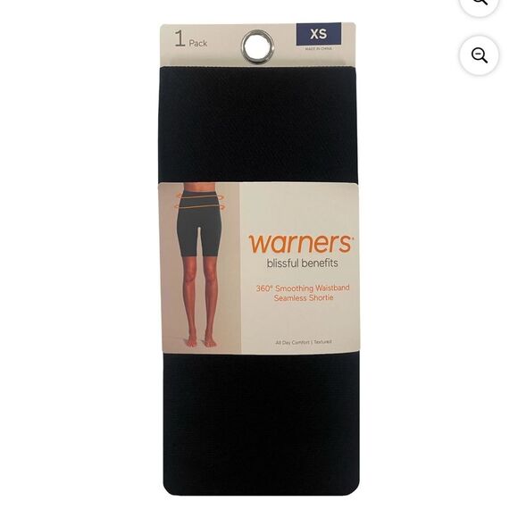 Warner's Women's 360 smoothing waistband, Seamless Twill Shortie 1-Pack. Size XS - Picture 1 of 6